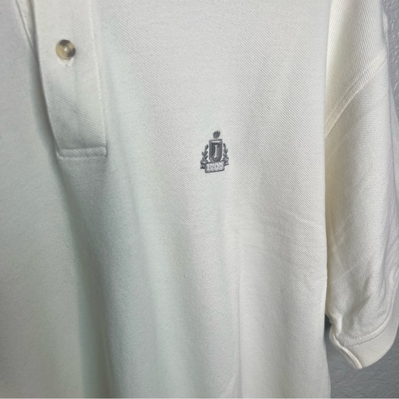 White/Cream IZod Polo Shirt - Picture 5 of 6